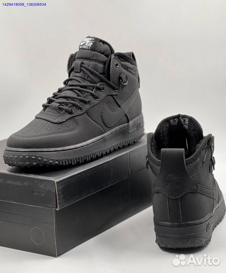 Ботинки Nike Air Force 1 Duckboot (с мехом) (Арт.20496)