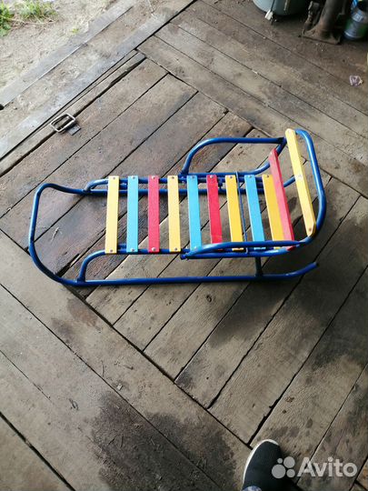 Детские зимние санки