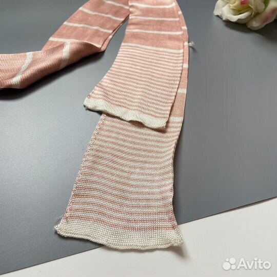 Легкий тонкий шарф для пальто тренча