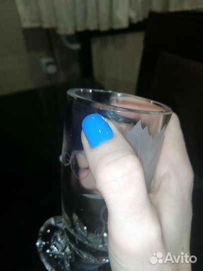 Бокал-кубок ваза хрусталь