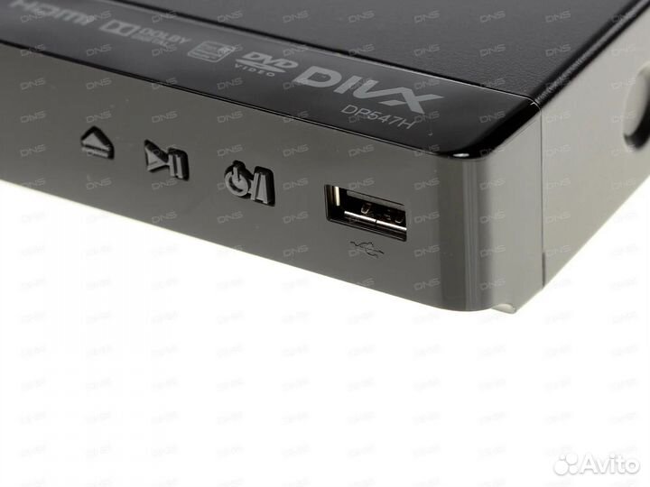 Видеоплеер DVD LG DP547H черный