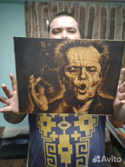 Выжигание портретов и картин на дереве