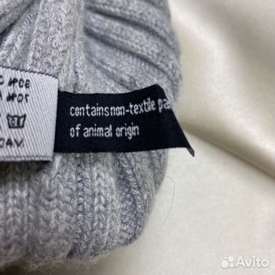 Шапка 30 кашемир натуральный мех