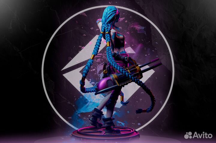 Коллекционная фигурка Джинкс из League of Legends