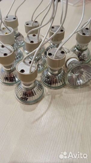 Лампочки Gu 10, 35 Bт, галогеновые, 10 шт