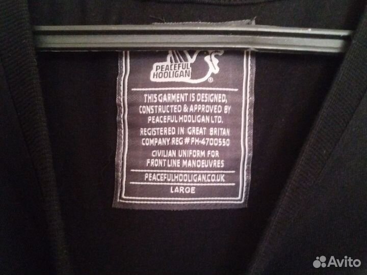 Футболка peaceful hooligan