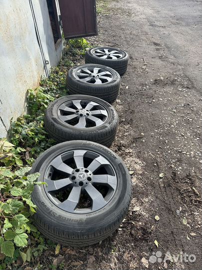 Диски с резиной на mercedes r18 w166