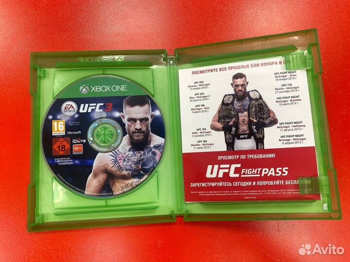 Игра ufc 3 xbox one