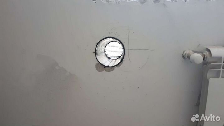 Приточный клапан с установкой.Бризер с установкой