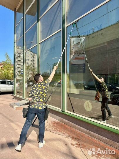 Мойка окон и фасадов
