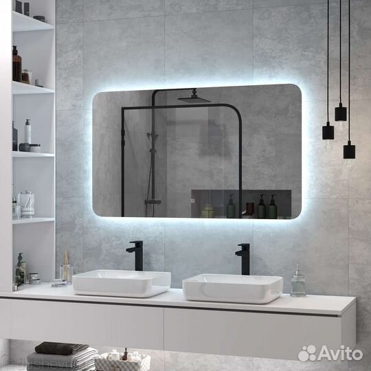 Зеркало с подсветкой для ванной