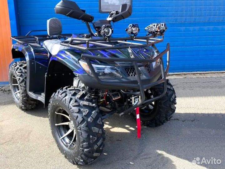 Квадроцикл Yamaha Hunter 300cc сине-черный