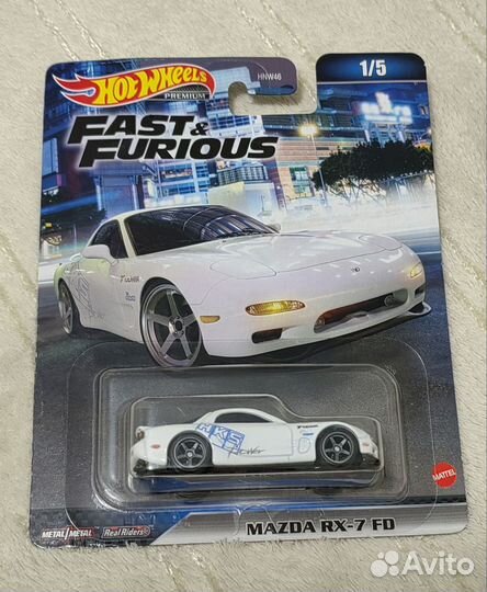 Hot wheels premium Mazda rx-7 fd fast and furious