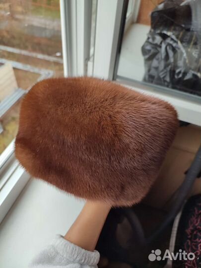 Шапка норковая женская 58