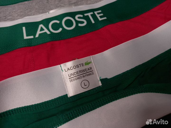 Мужские трусы Lacoste хлопок