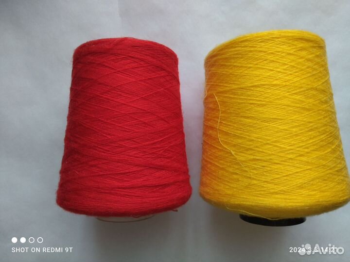 Пряжа для вязания на бобинах
