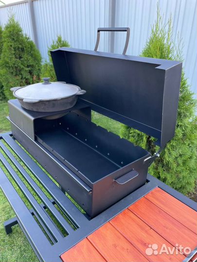 Мангал в стиле лофт