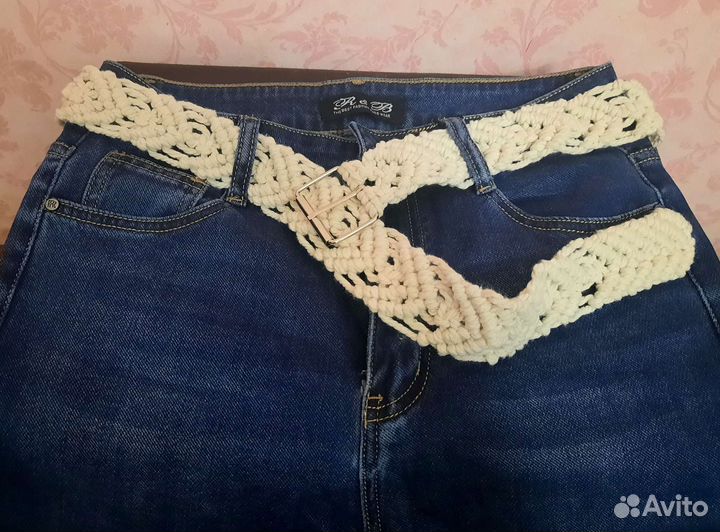 Ремень макраме, бохо стиль