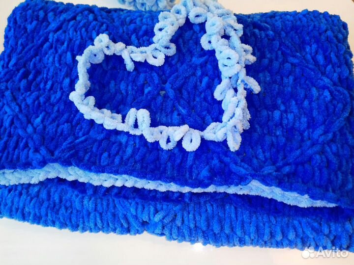 Плюшевый (зефирный) плед