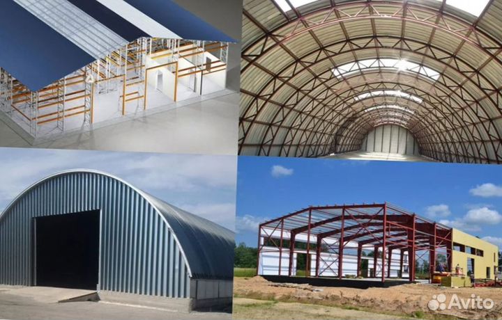 Теплый ангар под кран балку
