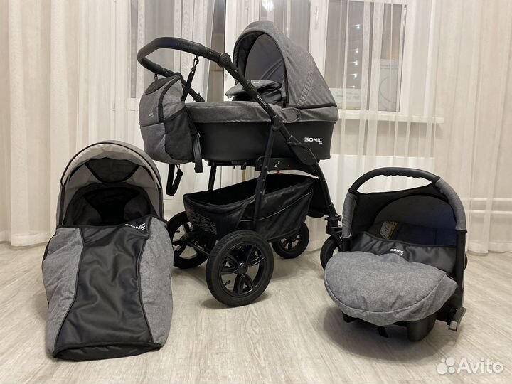 Коляска verdi plus 3 в 1 бронь