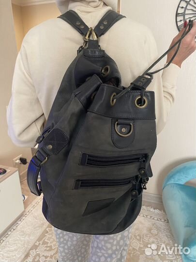 Рюкзак кожаный мужской