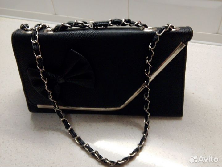 Сумка клатч натуральная кожа
