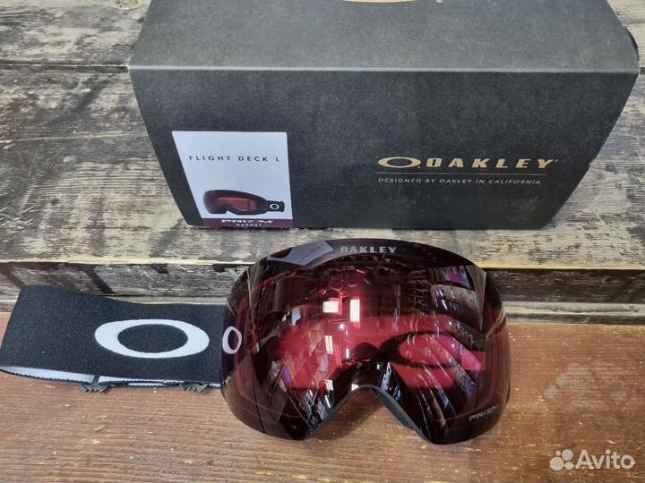 Очки маска горнолыжные Oakley Flight Deck L New