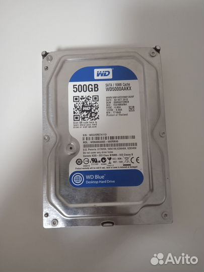 Жесткий диск 500гб WD