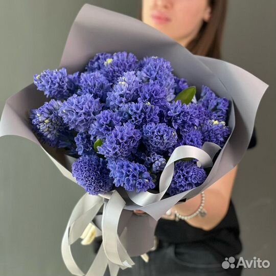 Ароматный букет из гиацинтов