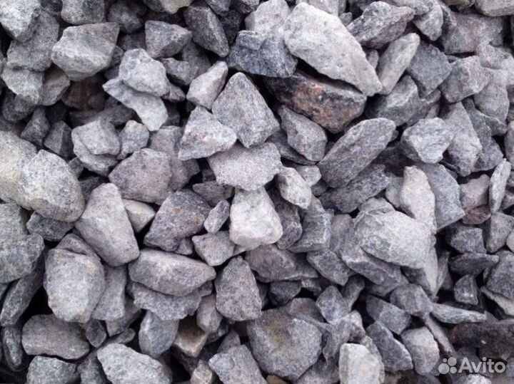 Щебень, песок