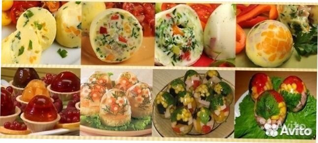 Формы для варки яиц без скорлупы Eggies, 6 шт