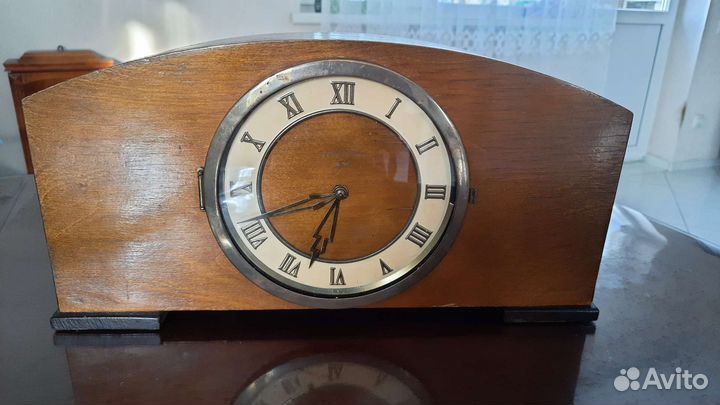 Настольные каминные часы Весна