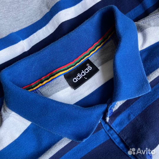 Поло Adidas vintage олимпийское