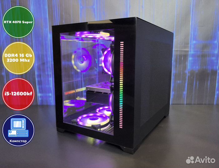 Мощный игровой пк i5-RTX4070SUP-16DDR4-RHX6743-B760