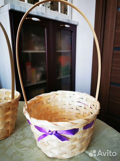 Корзина плетеная для подарка, цветов, конфет