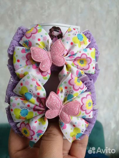 Бантики резиночки для волос