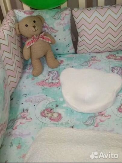 Простынь на резинке 120 60