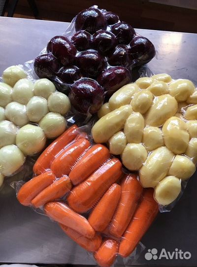 Овощи в вакумной упаковке