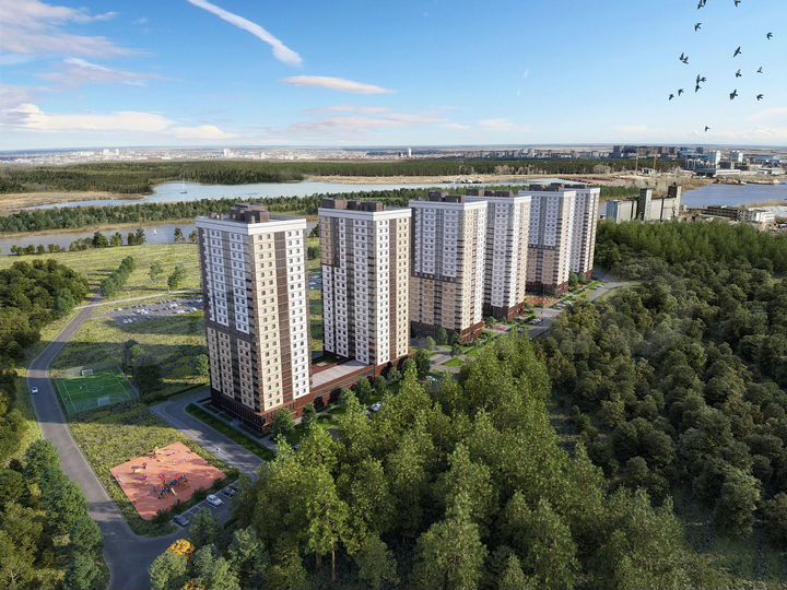 Квартира-студия, 24,6 м², 13/22 эт.