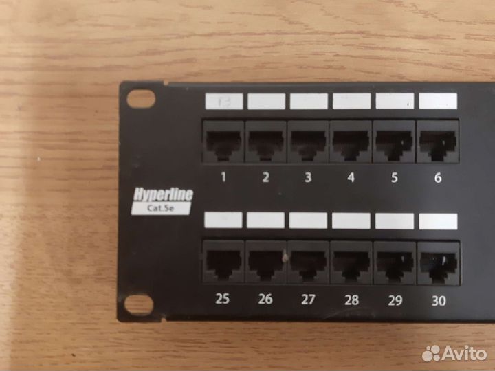 Патч-панель Hyperline 48 портов 2U cat 5e