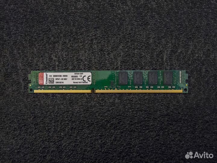 DDR3 8gb 1600mhz 2rank CL11-11-11-28 Kingston
