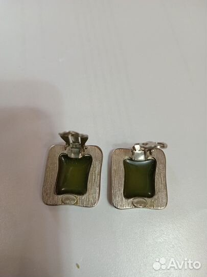 Винтажные клипсы и браслет givenchy