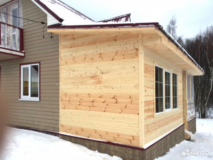 Монтаж веранд мансард террас