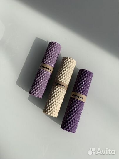 Подарочный набор свечей из вощины