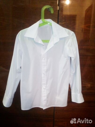 Рубашка белая на мальчика