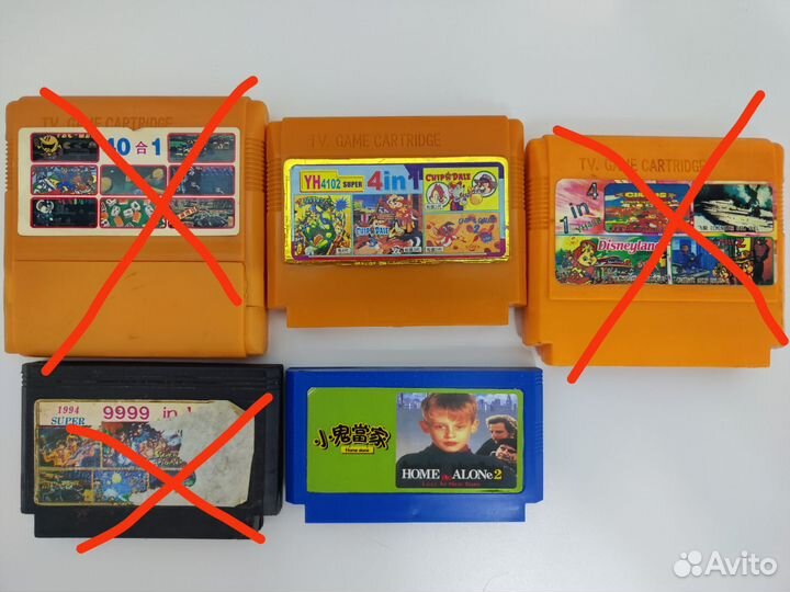 Картриджи на Dendy (Денди 8 бит)