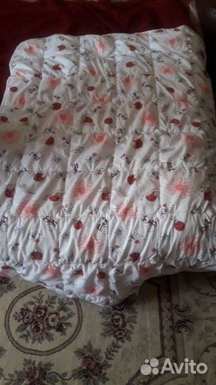 Пуховое одеяло подушка +пододеяльник наволочк