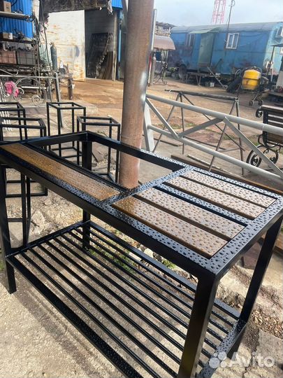 Мангал в стиле loft