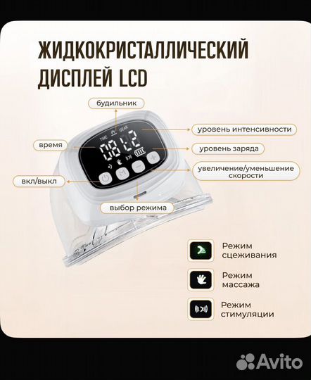 Молокоотсос электрический беспроводной